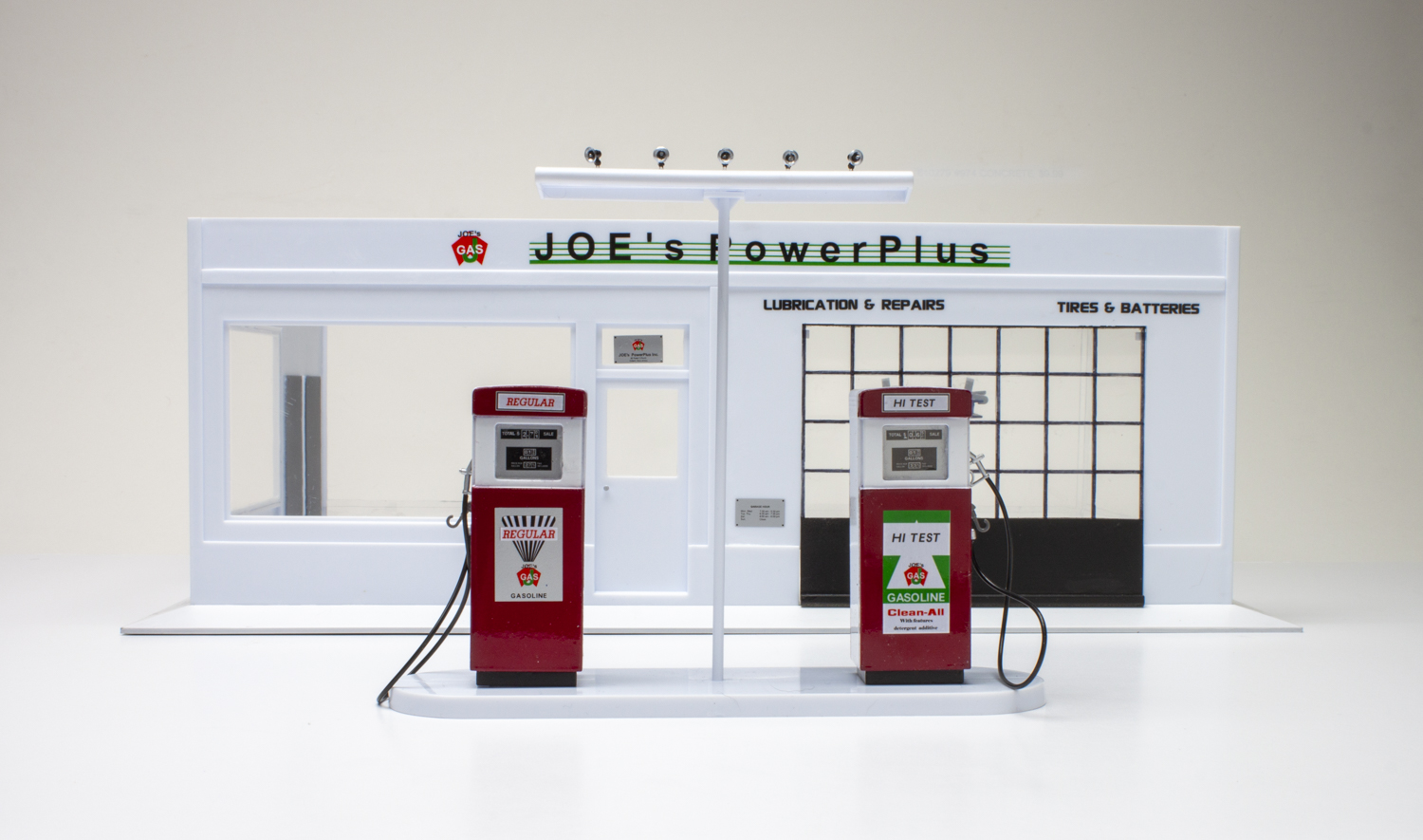 Resident:J メゾンプニカ ガレージキット Academy 1/24 scale Joe's Power Plus Service Station plastic model