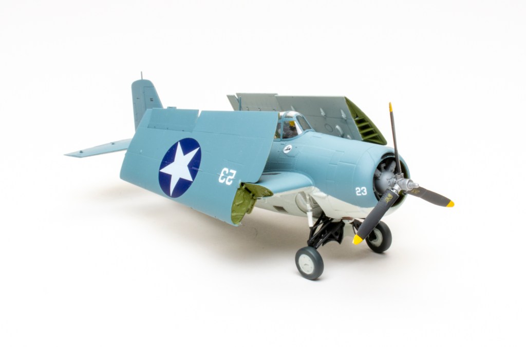 Academy 1/48 scale USN F4F-4 Wildcat “Battle of Midway” plastic model kit review