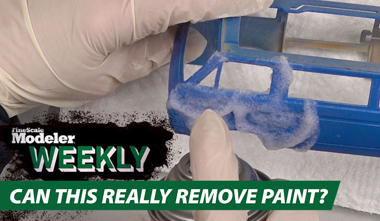 FSM opens AMT and Italeri kits, tries to remove paint with oven cleaner, and footage from NNL North