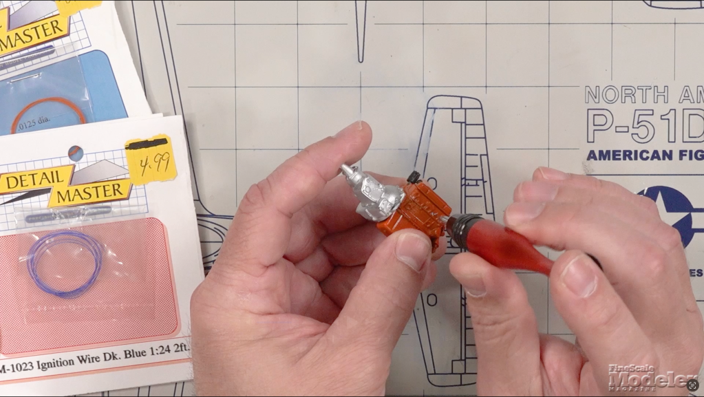 Scale Model Basics: Adding engine wires