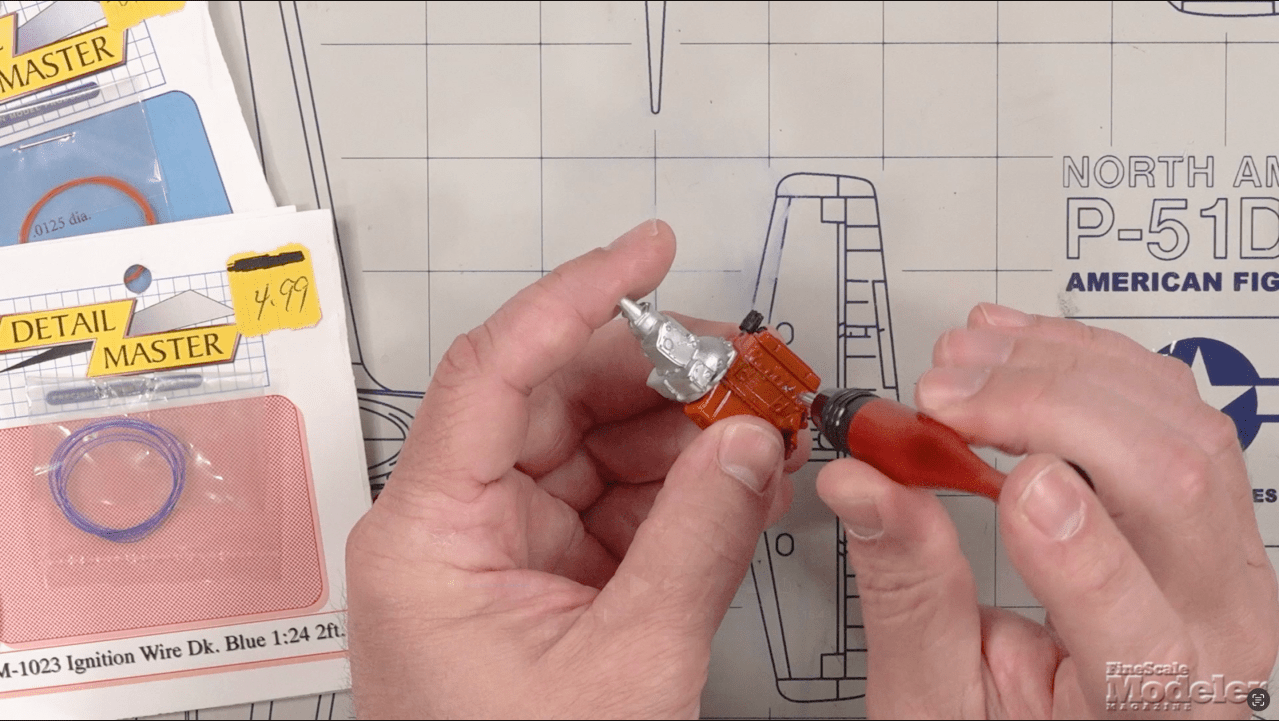 Scale Model Basics: Adding engine wires