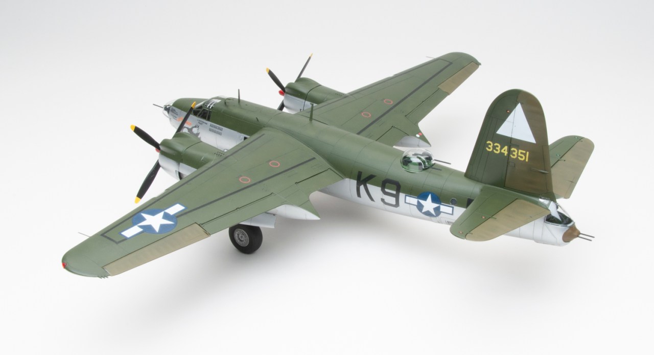 ICM 1/48 scale B-26G Marauder plastic model kit review