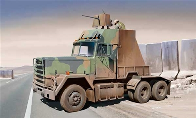 Trumpeter 1/35 scale M915 gun truck plastic model kit review