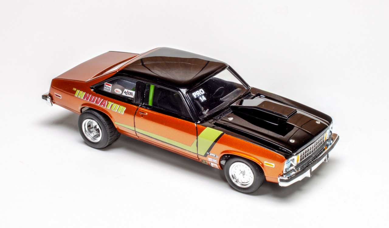 AMT 1/25 scale 1976 Chevy Nova pro street plastic model kit review