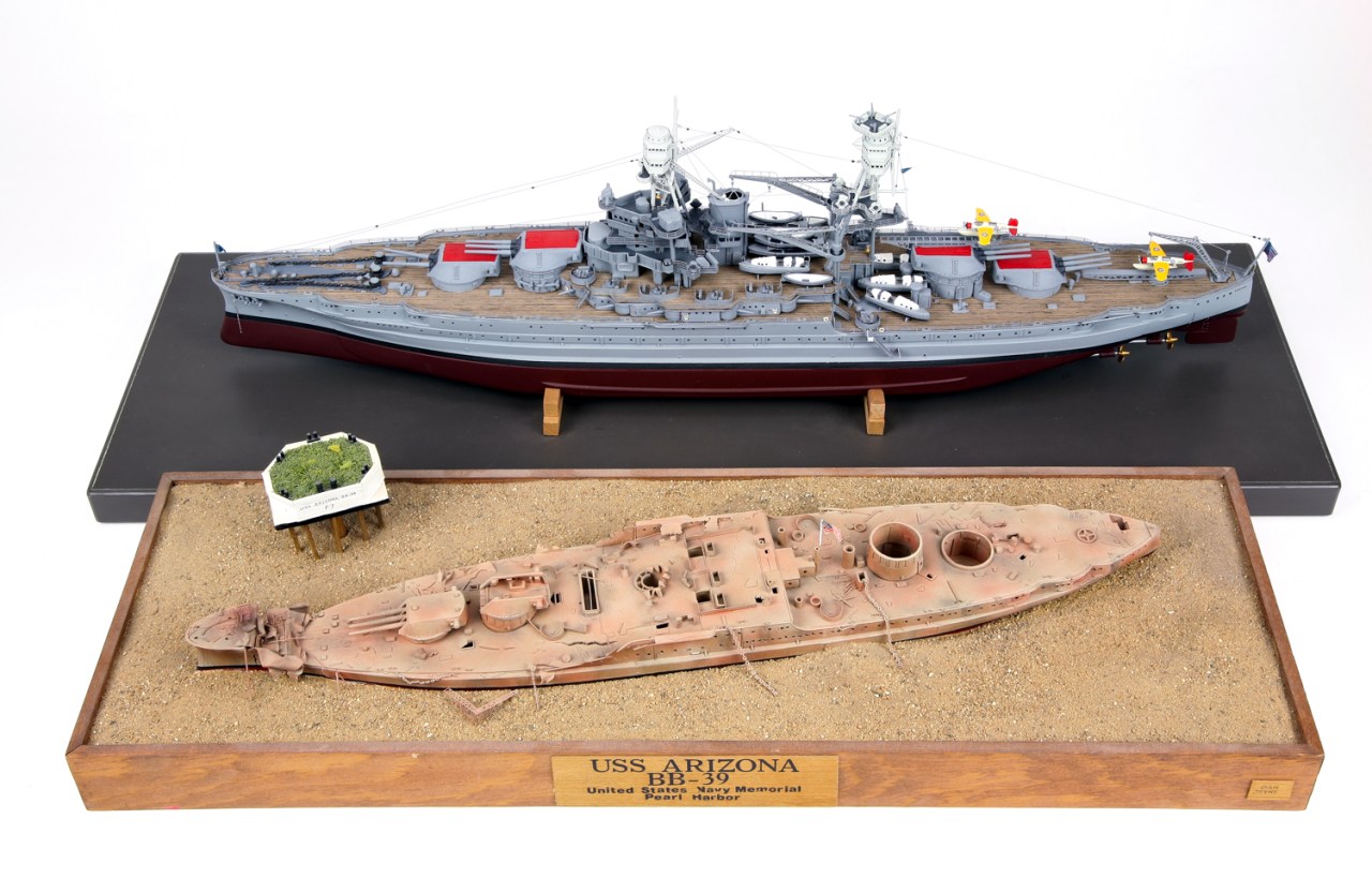 Before and after USS Arizona