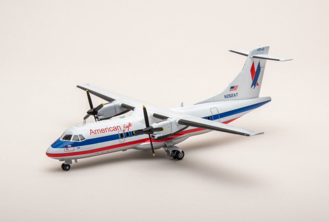 X-Scale 1/144 scale ATR-42-300 plastic model kit review