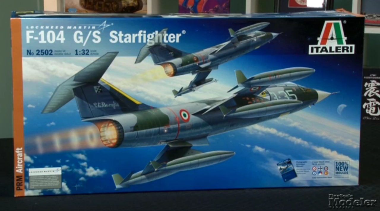 Italeri 1/32 scale Lockheed F-104G/S Starfighter, Master Box 1/72 scale ...