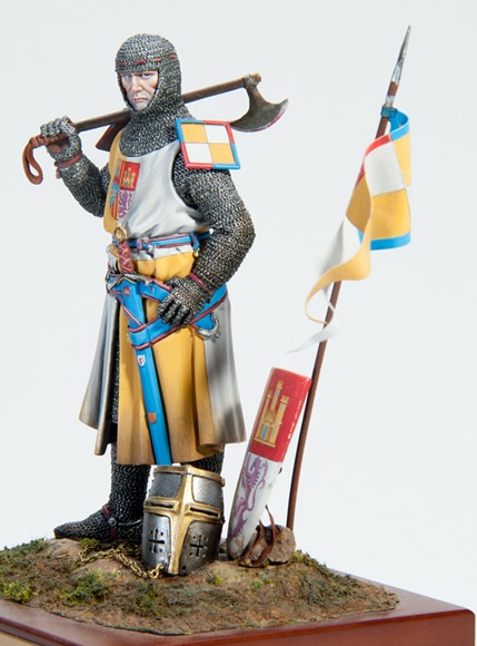 WWI Steampunk Infantry Knight 75mm Resin Yellow House Club Andrea Pegaso