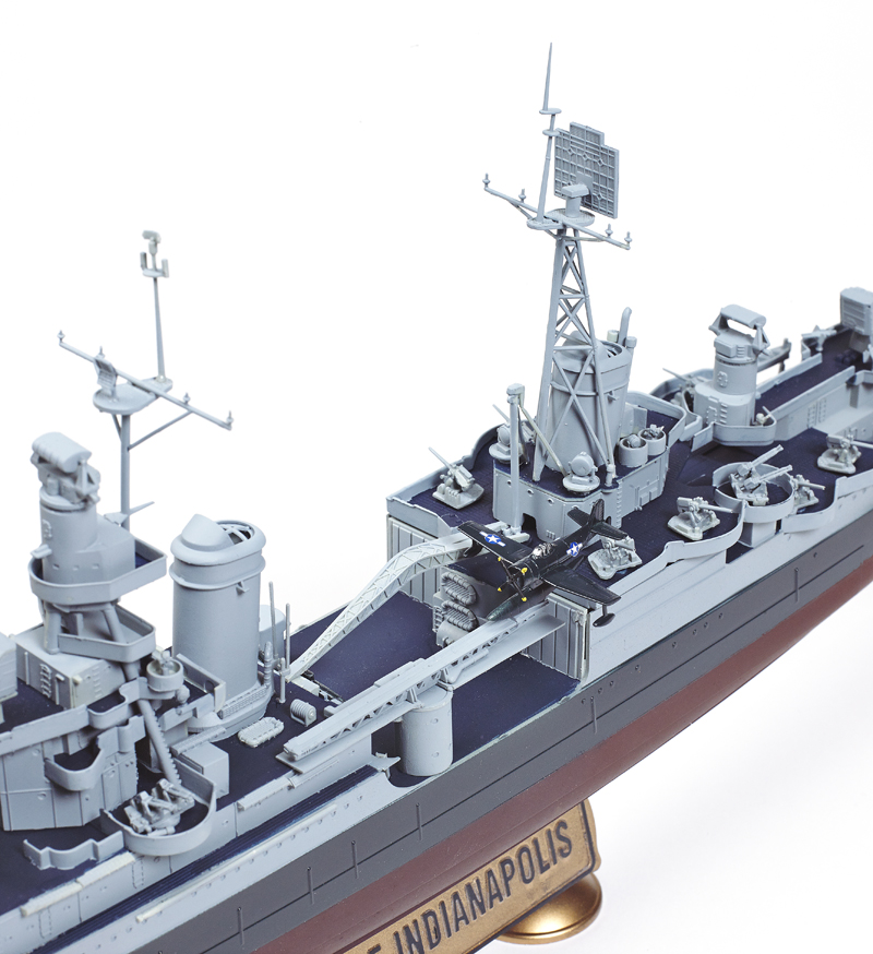 Academy 1/350 scale USS Indianapolis | Finescale Modeler Magazine