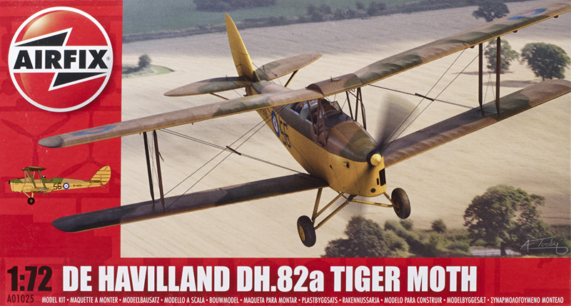 A02106 Airfix 1/72nd Scale De Havilland DH.82a Tiger Moth Kit No 