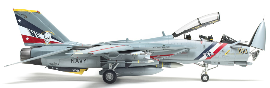 Details about   F-14D SUPER TOMCAT 1/72 aircraft Trumpeter model plane kit 80278 