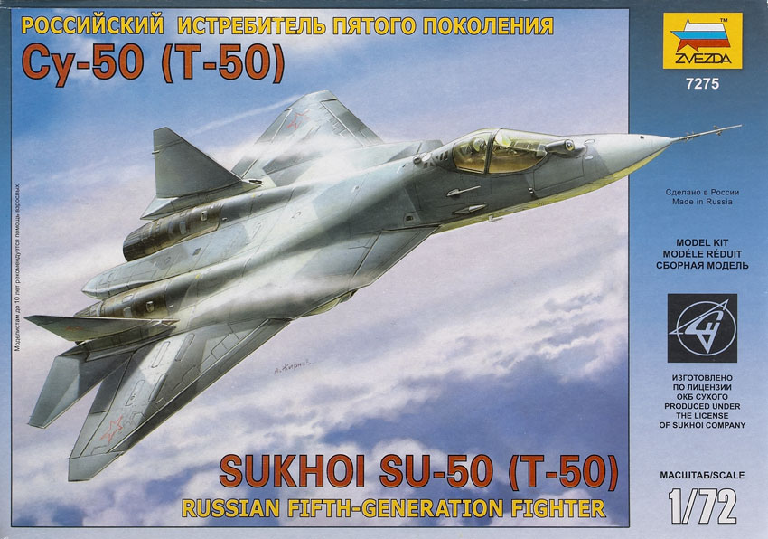 Zvezda 1/72 scale Sukhoi Su-50 (T-50) | Finescale Modeler Magazine