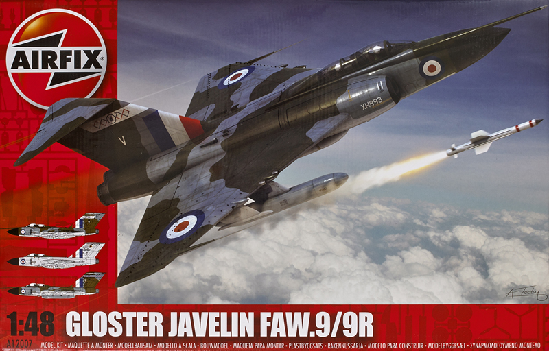 Airfix A12007 Gloster Javelin FAW.9/9R Aircraft Model Kit Scale 1:48 