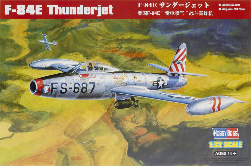 HobbyBoss 1/32 scale F-84E Thunderjet | Finescale Modeler Magazine