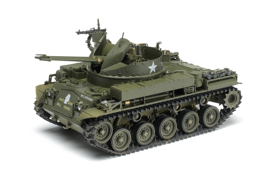 1:35 Scale Military Model Kit AFV Club M-42 Duster Self Propelled Anti-Aircraft Gun 