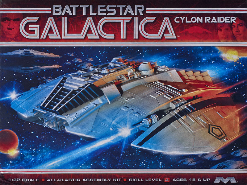 Cylon Raider  MOE941 MOEBIUS  1/32 Battlestar Galactica Original 1978 