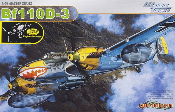 Cyber-hobby 1/48 scale Messerschmitt Bf 110D-3 | Finescale Modeler Magazine