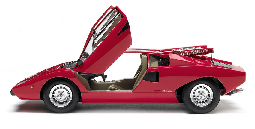 Aoshima 1/24 scale Lamborghini Countach LP400 | Finescale Modeler Magazine