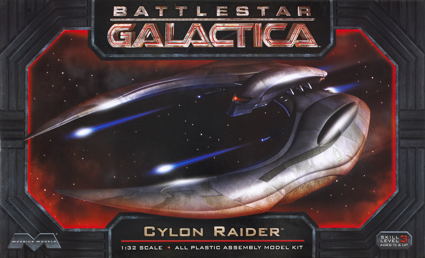 Moebius Models Battlestar Galactica Cylon Raider 1:32 Model Kit