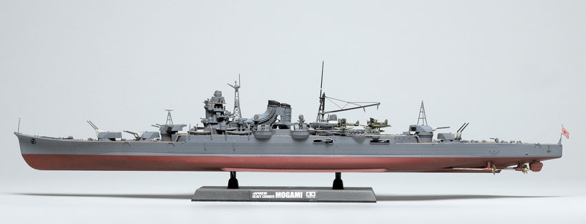 Tamiya 1/350 scale Imperial Japanese Navy heavy crusier Mogami 