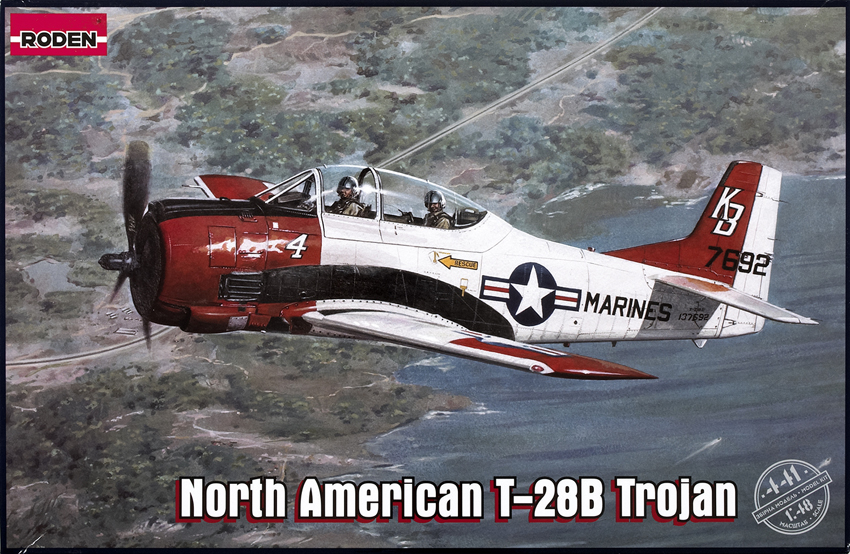 品数豊富！ North scale 1/48 Roden American Finescale | Trojan T-28B 完成品