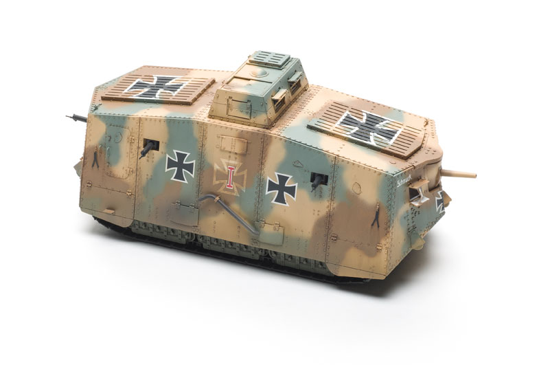 A7V Totenkopf 1:35モデルキット A7V 1/35 Meng - WWI Tank - YouTube