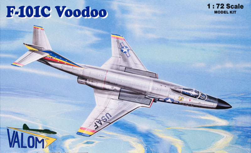 SUBMARINE F-101 1/160 木製モデル F-101A Voodoo model do sklejania Valom 72094