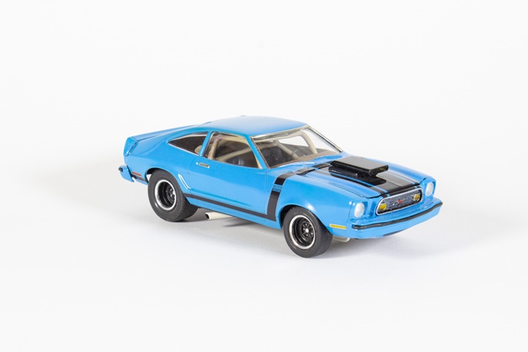 Body, Ford Mustang, Grabber Blue (painted, decals applied) - RC Hobby Shop