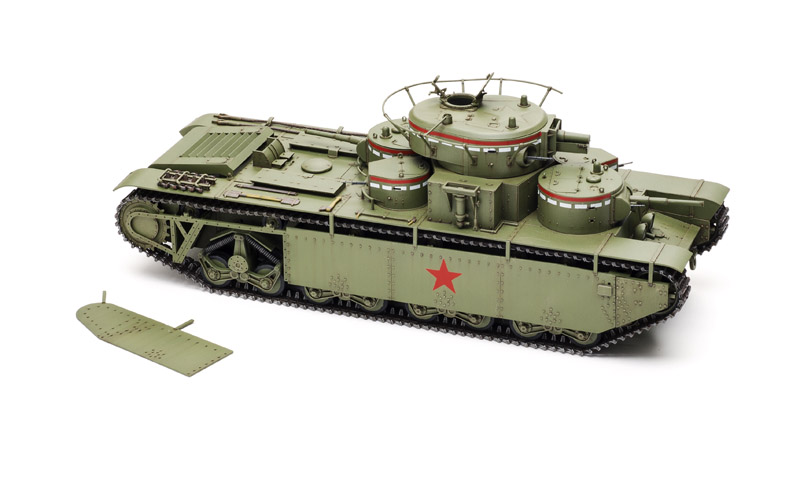 T-35 Heavy Soviet Tank 1:35 Plastic Model Kit 3667 ZVEZDA 