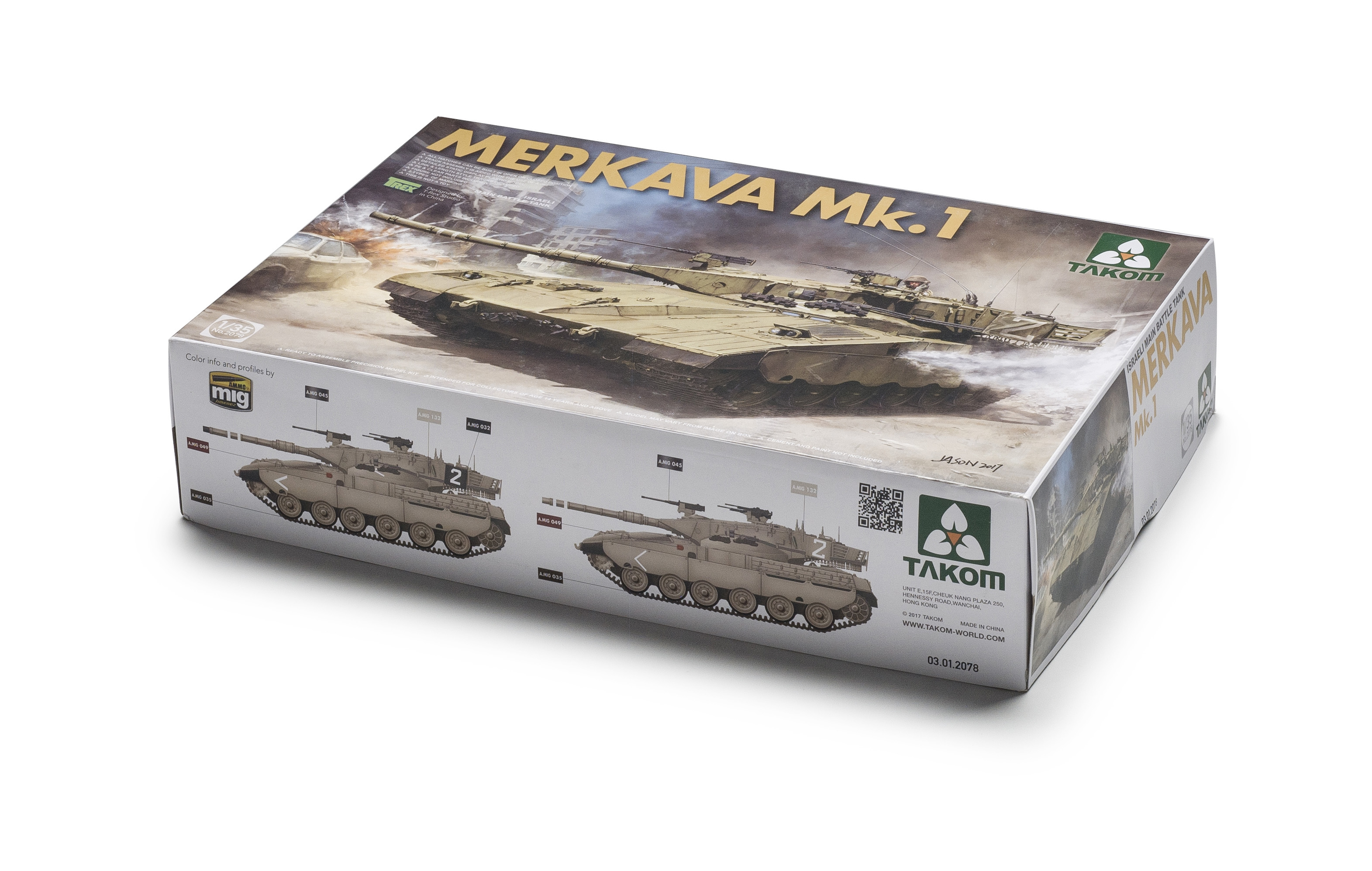 Takom Merkava Mk1 new scale model kit build review | FineScale