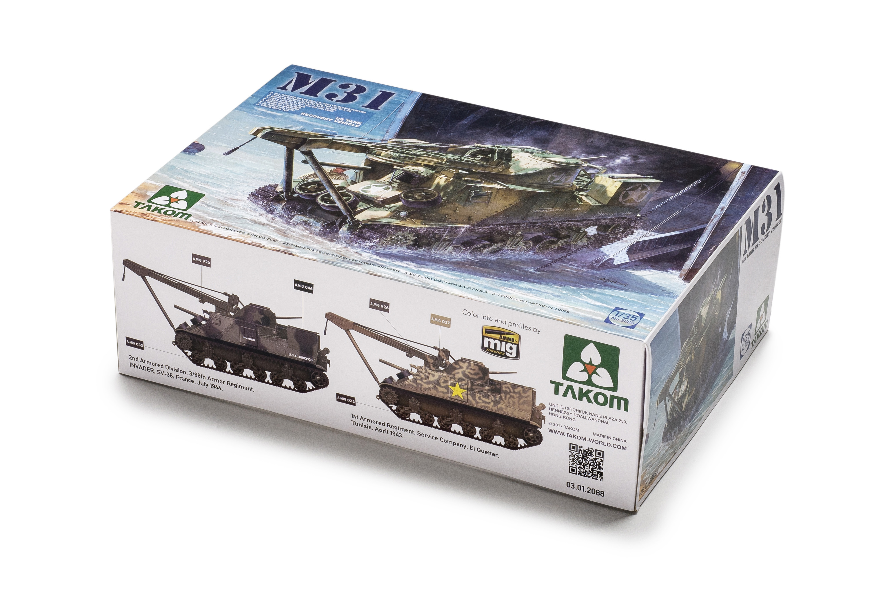 Build review of the Takom M31 U.S. tank recovery vehicle