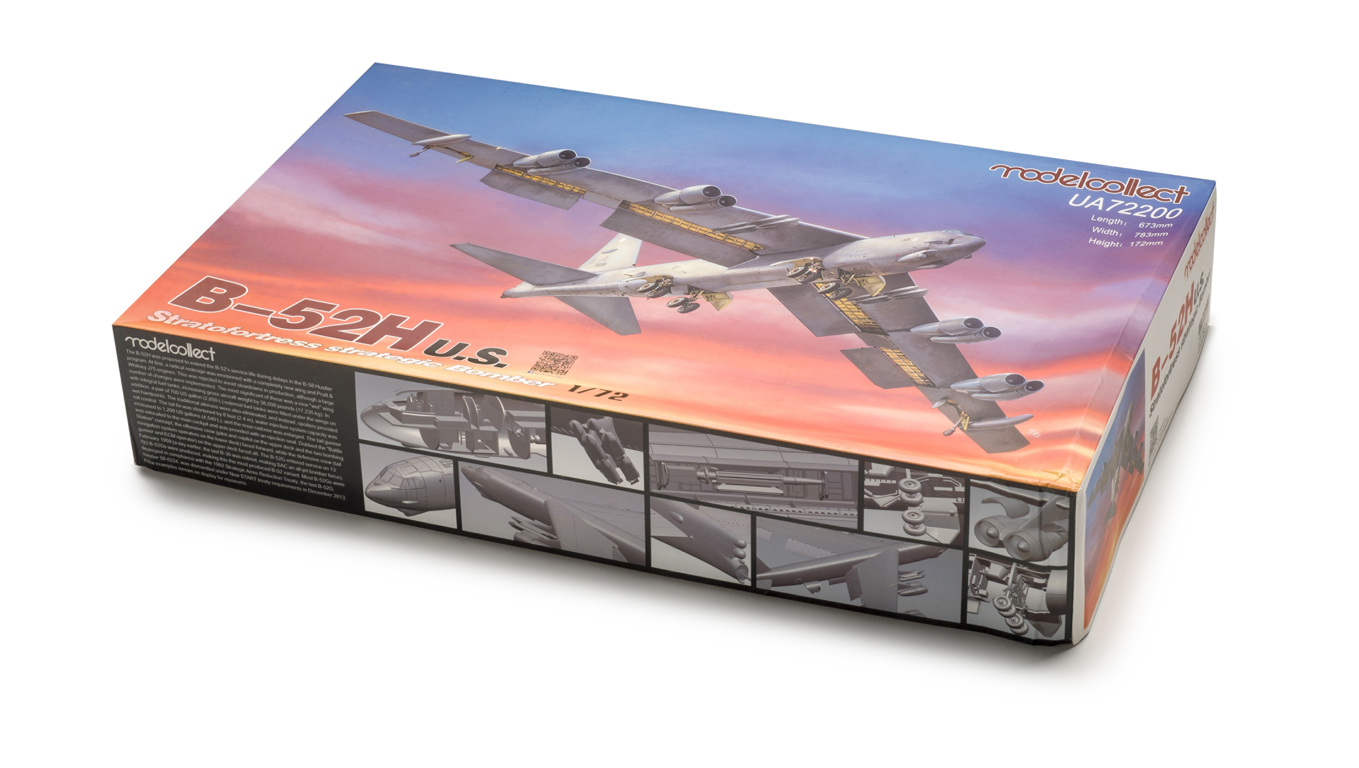 Build review of the Modelcollect B-52H Stratofortress scale model 