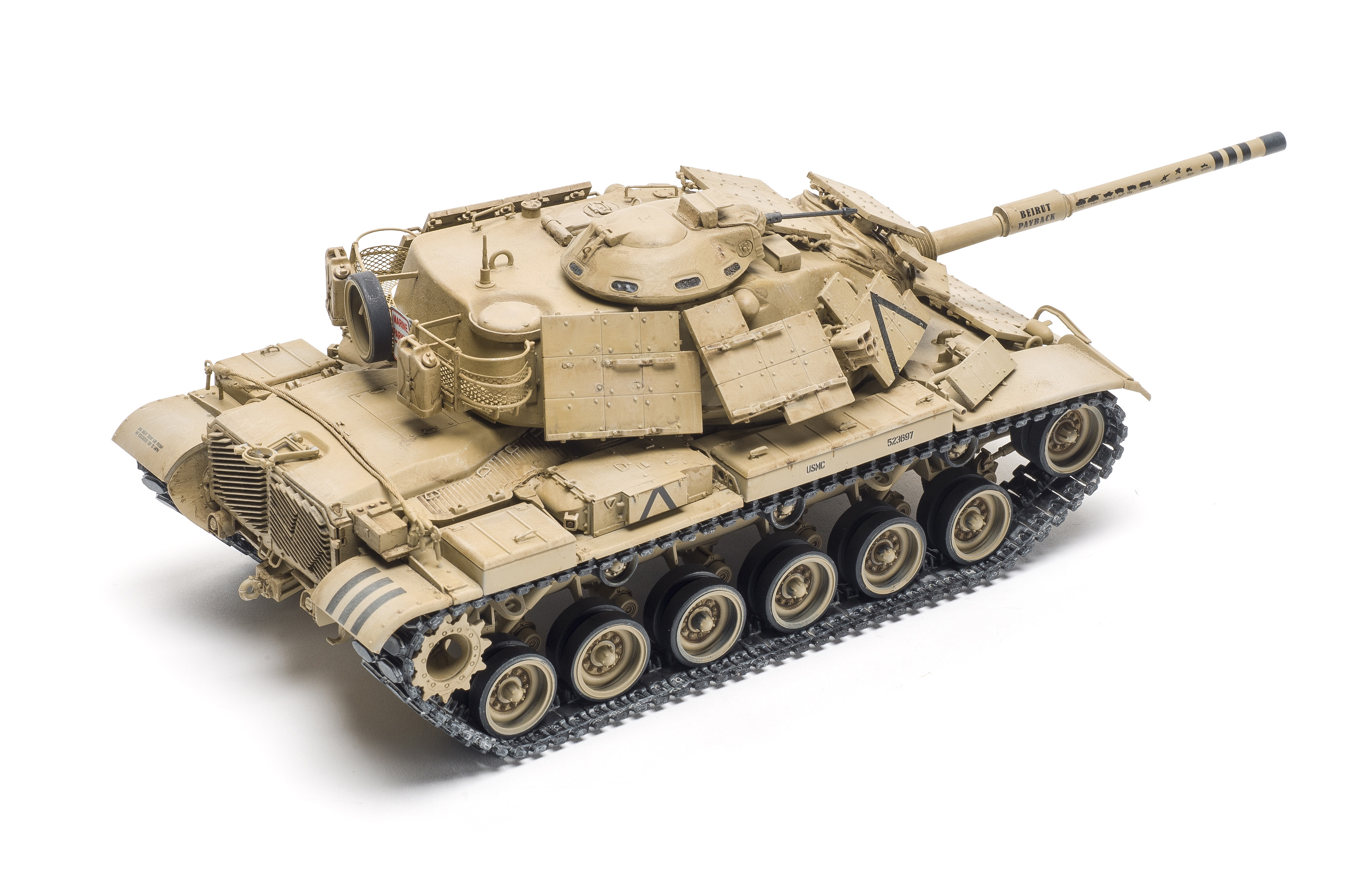 US Marine M60A1 Main Battle Tank w/Explosive Reactive Armor