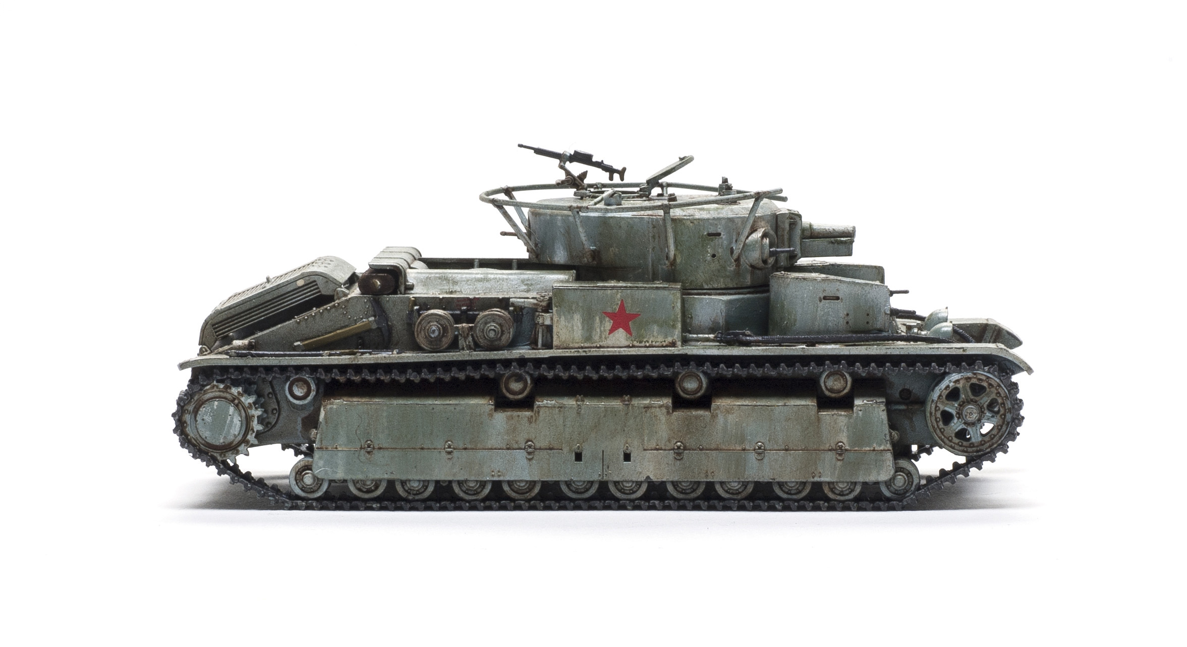 Build review of the Zvezda T28 scale model armor kit | FineScale