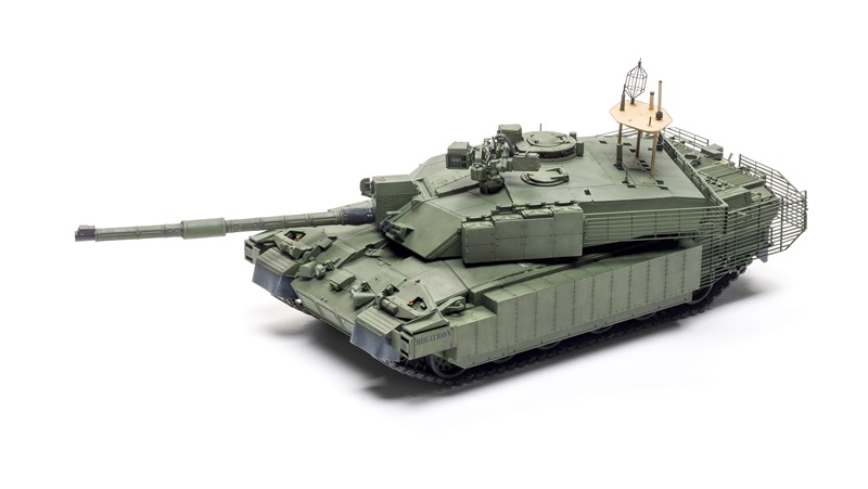 Build review of the Ryefield Challenger 2 TES scale model armor tank kit