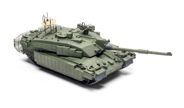 Build review of the Ryefield Challenger 2 TES scale model armor