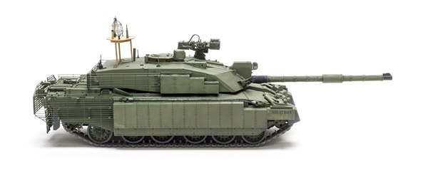 Build review of the Ryefield Challenger 2 TES scale model armor