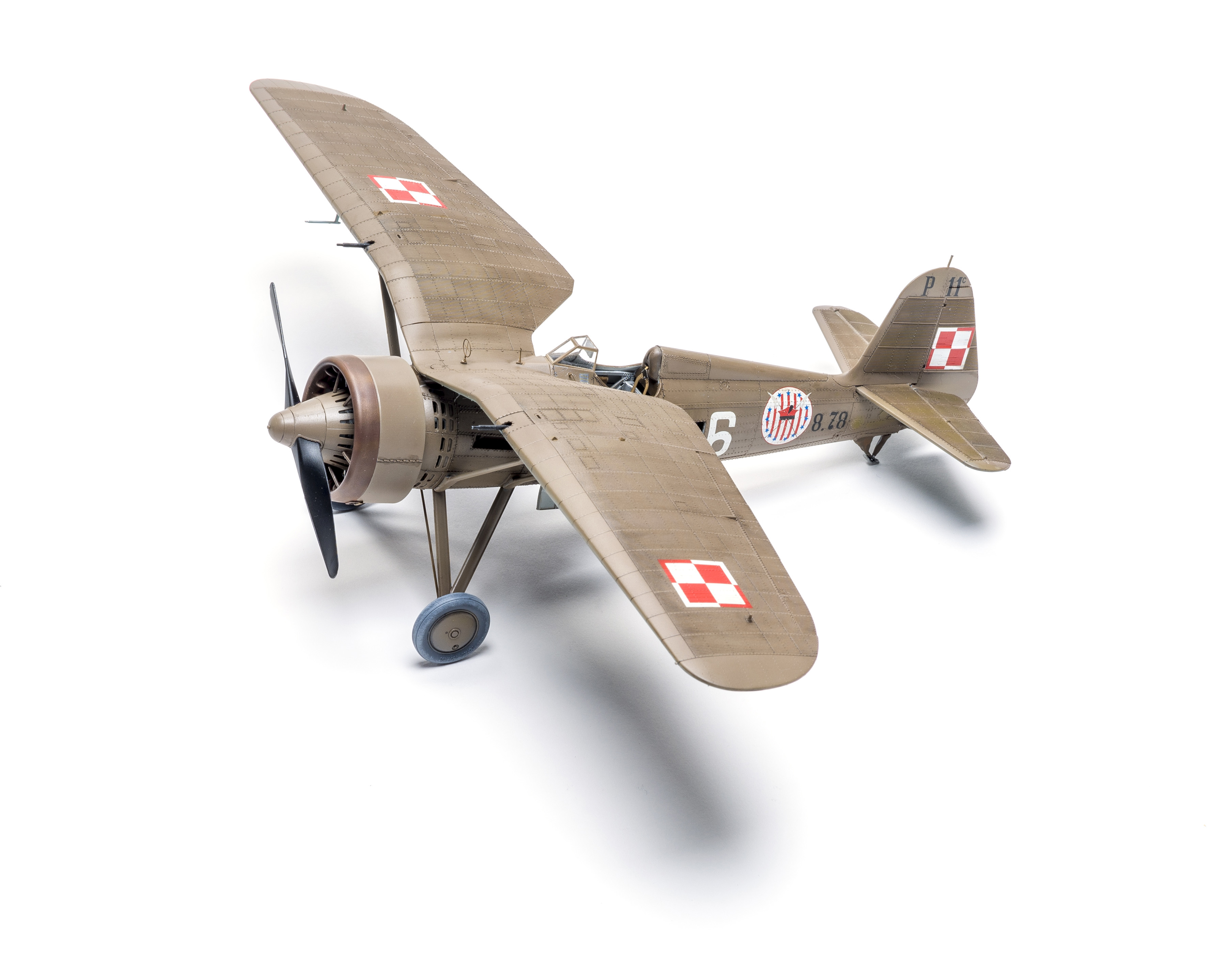 Build review of the IBG PZL P.11c scale model aircraft kit 