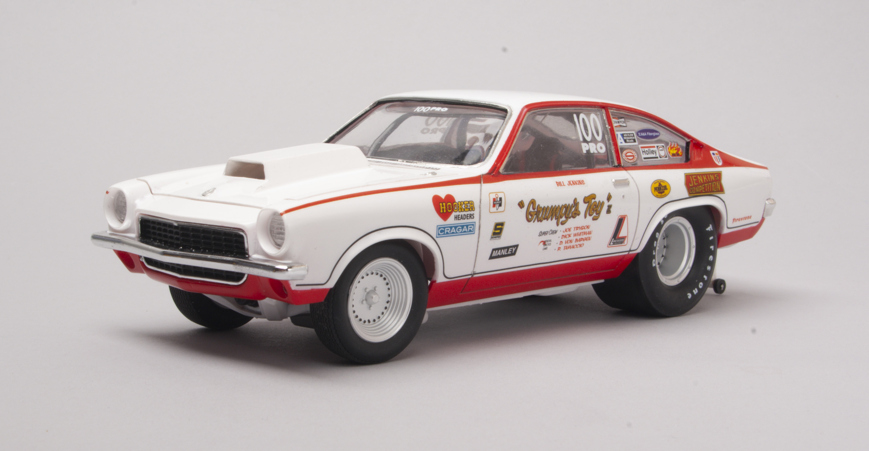 Details about   MPC 1972 Chevy Vega Bill Grumpy Jenkins Pro Stock Drag Tubbed Chassis/Int 1/25 