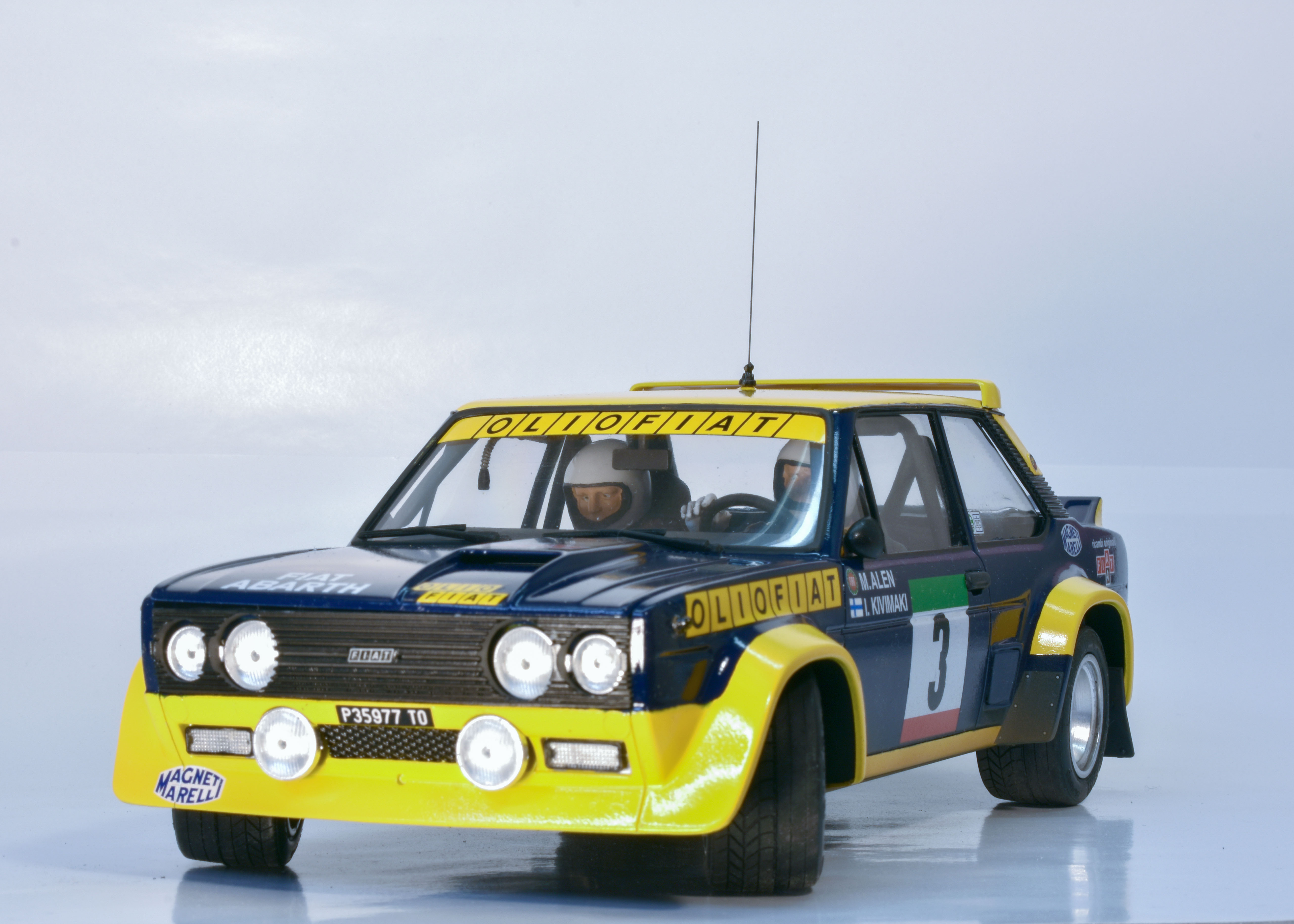 Build review of the Tamiya Fiat 131 Abarth Rally scale model car