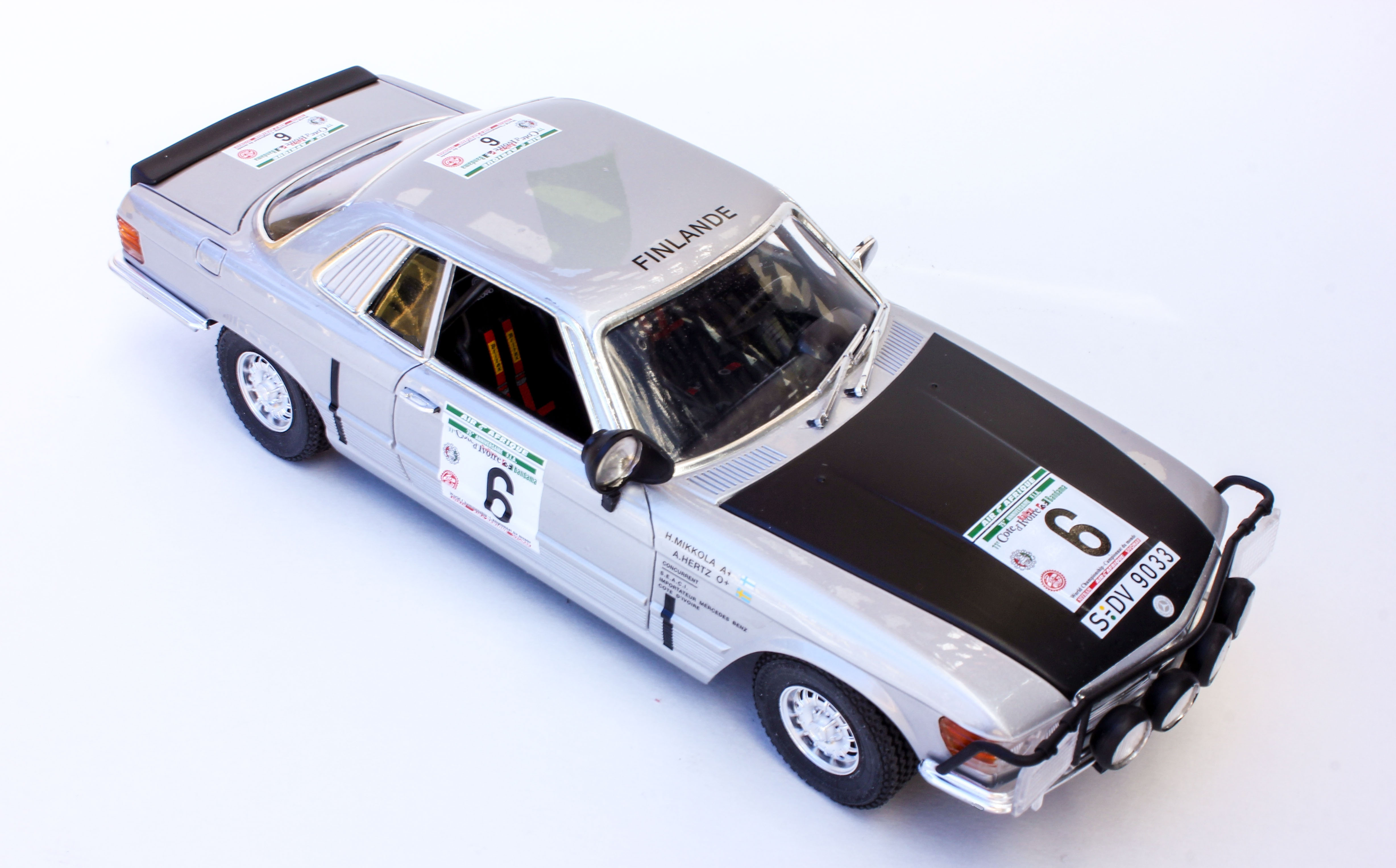 Build review of the Mercedes-Benz SLC Rally scale model car kit | FineScale  Modeler Magazine