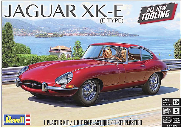 Build review of the Revell E-Type Jaguar scale model car kit