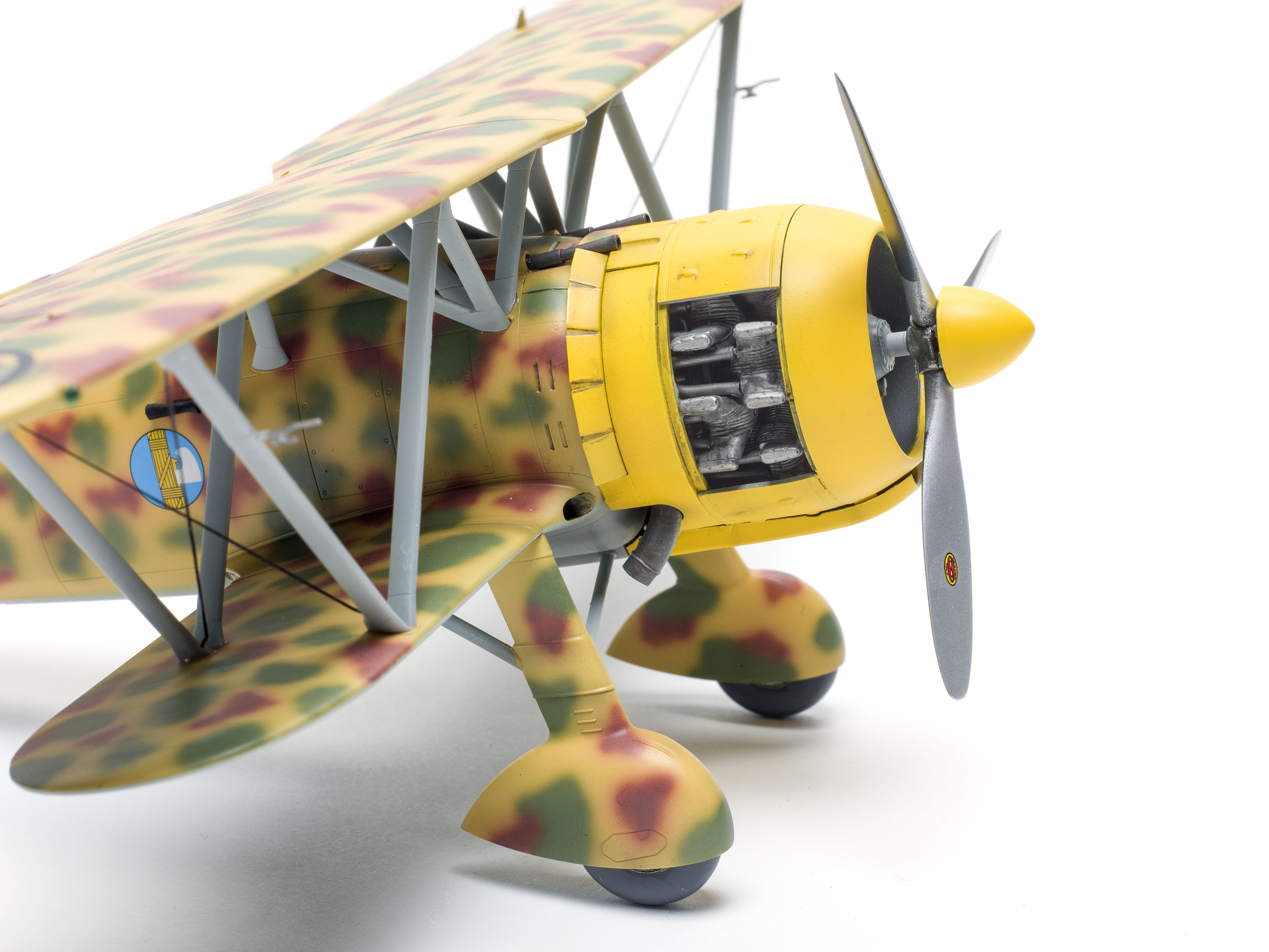 Build review of the ICM CR.42 Falco scale model biplane aircraft