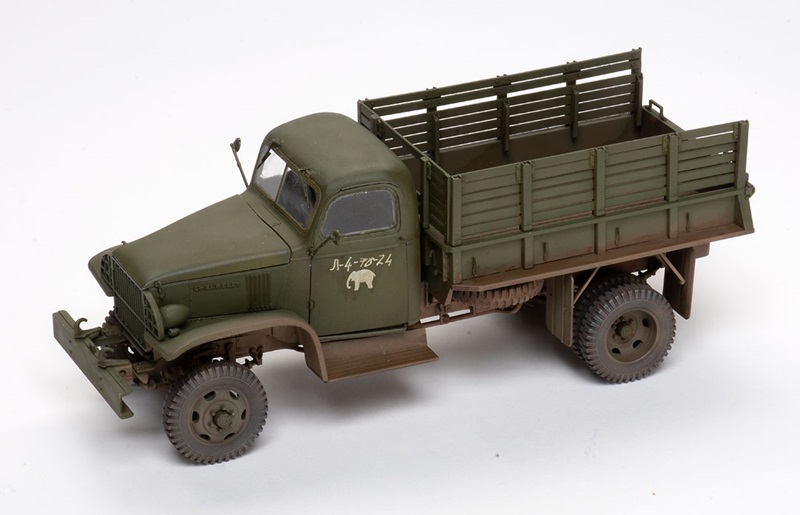 ICM 1/35 scale Chevrolet G7107 1 1/2-ton truck plastic scale model kit  review