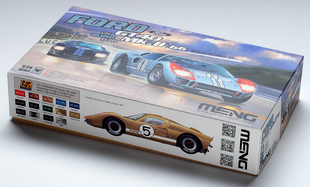 1966 ford gt40 plastic model kit