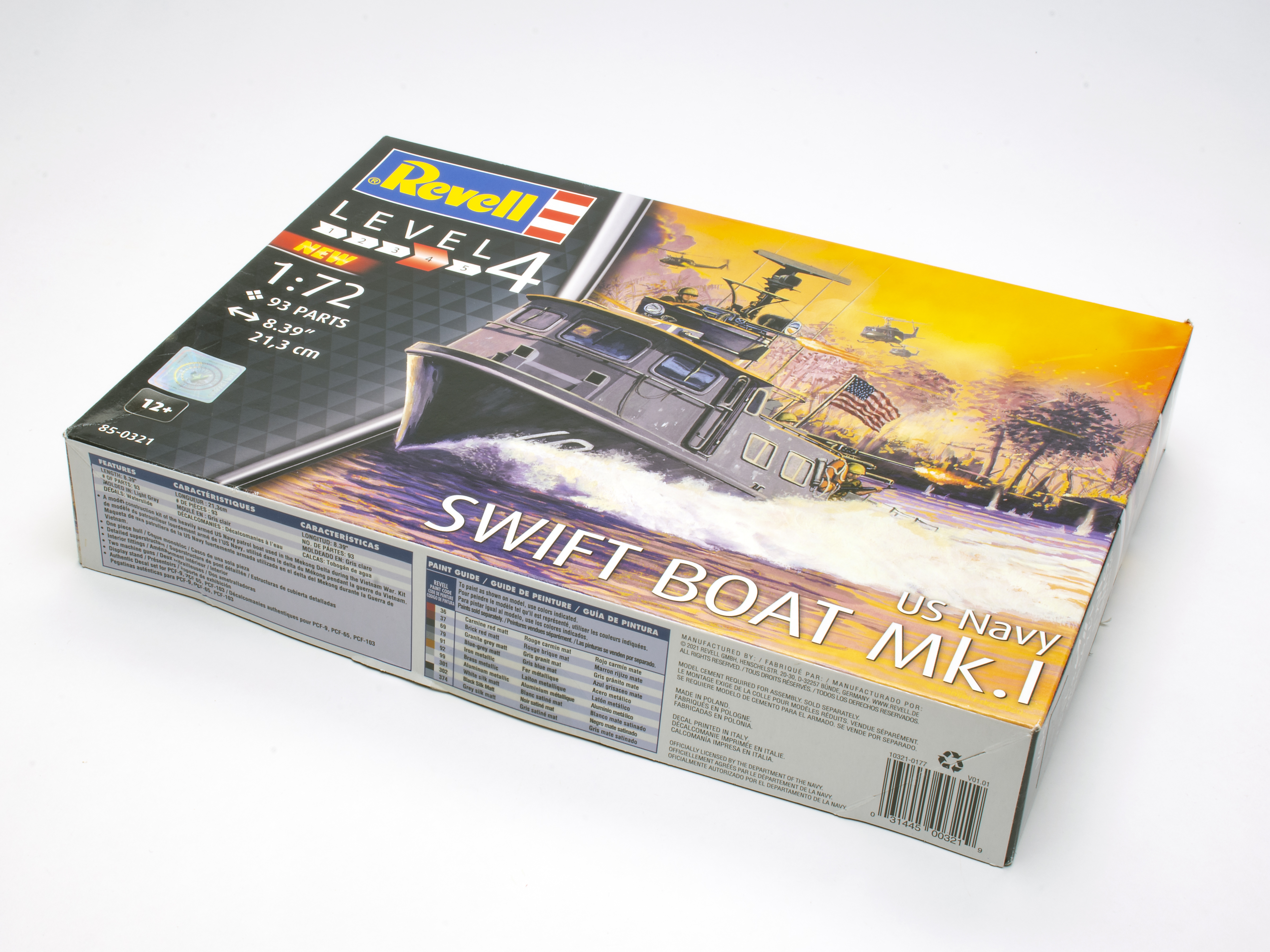 Revell 1/72 scale Swift Boat Mk.1 plastic model kit review