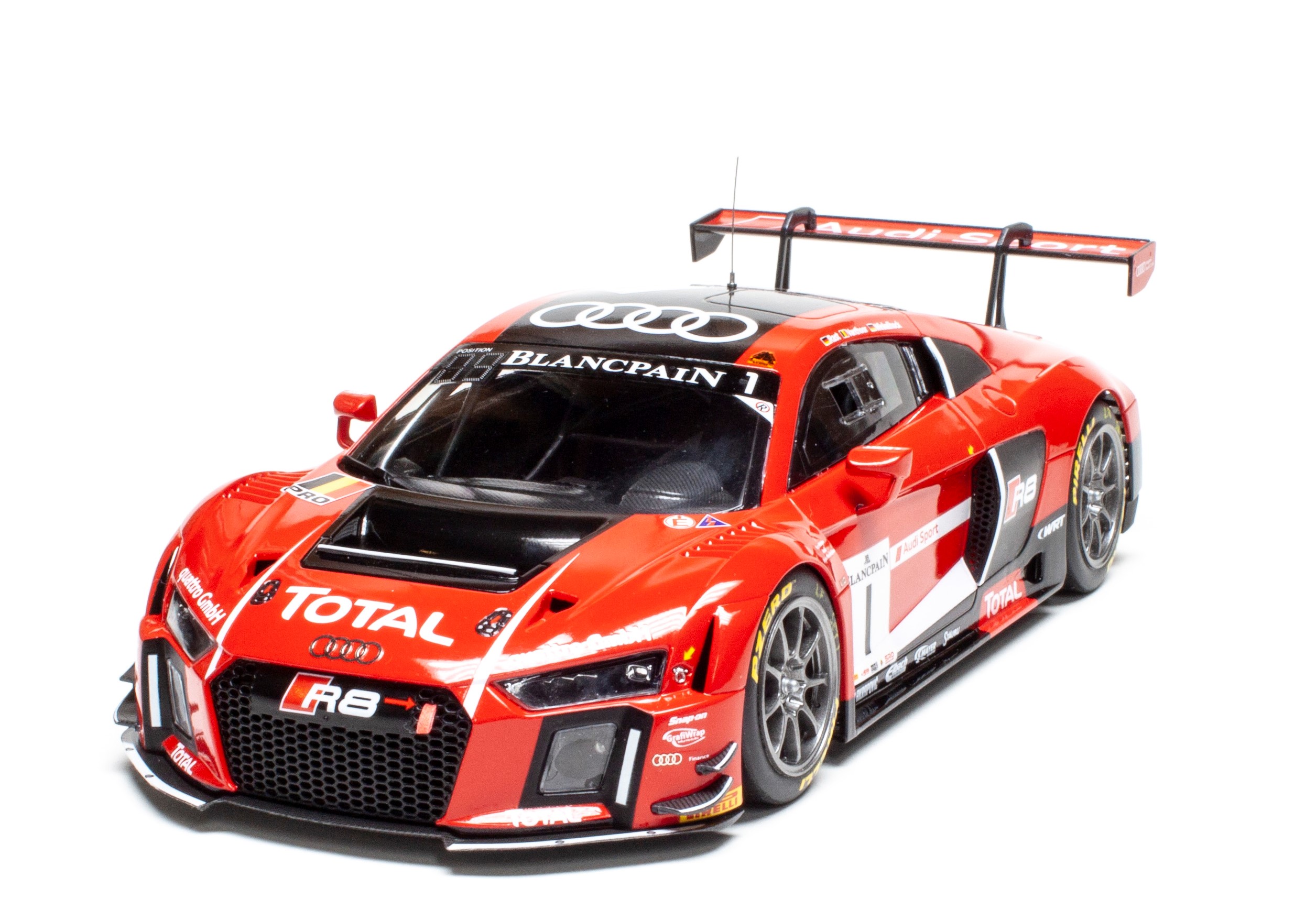 NuNu Models 1/24 scale Audi R8 LMS GT3 Spa 24 Hours 2015 expanded