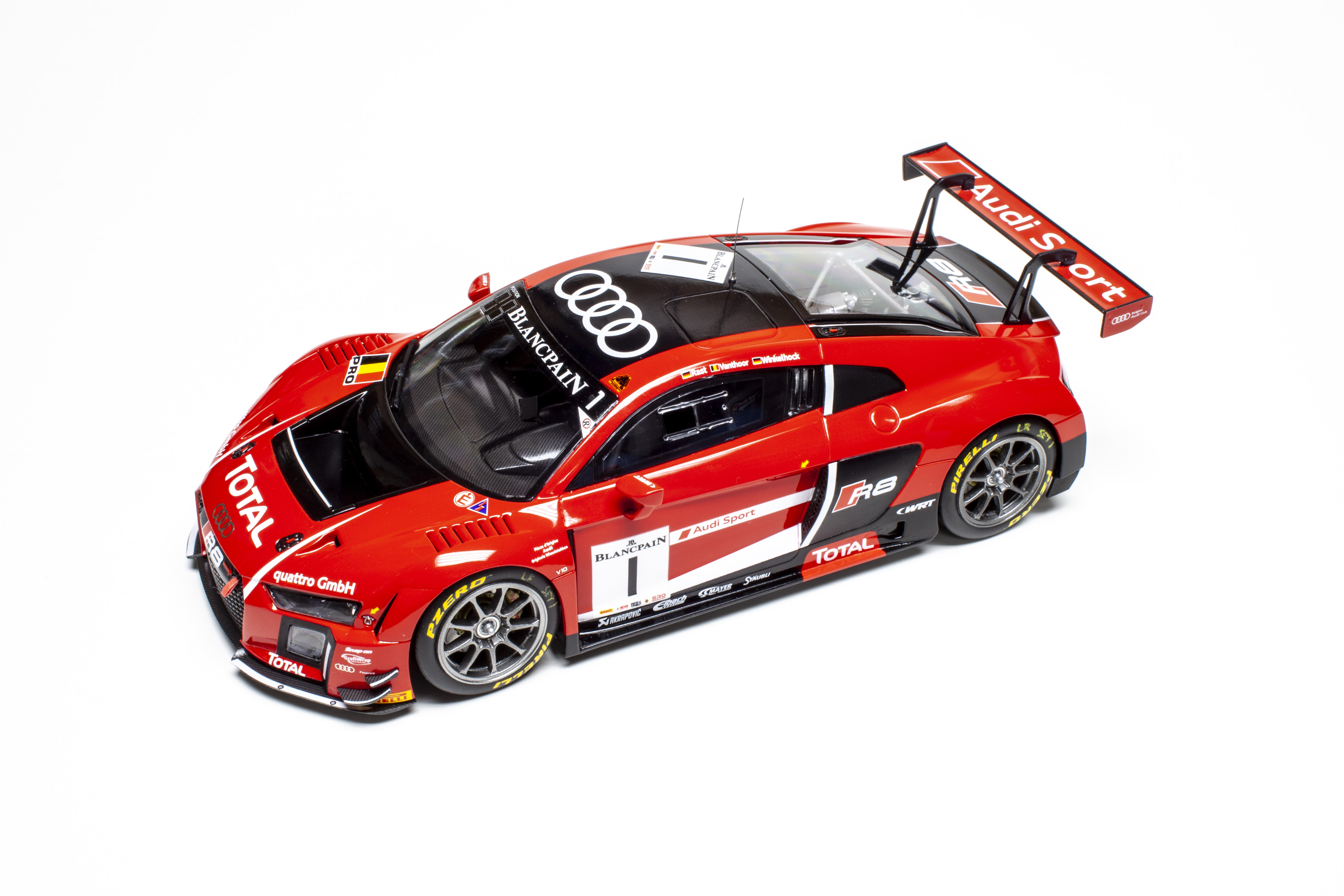 NuNu Models 1/24 scale Audi R8 LMS GT3 Spa 24 Hours 2015