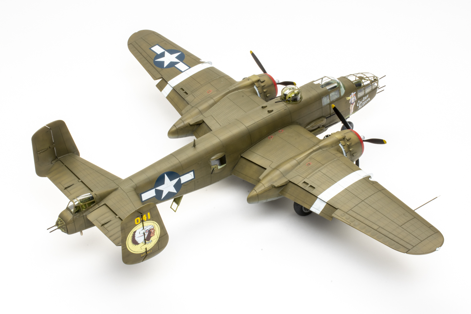 HK Models 1/48 scale B-25J Mitchell “Glazed Nose” plastic model kit review  | FineScale Modeler Magazine