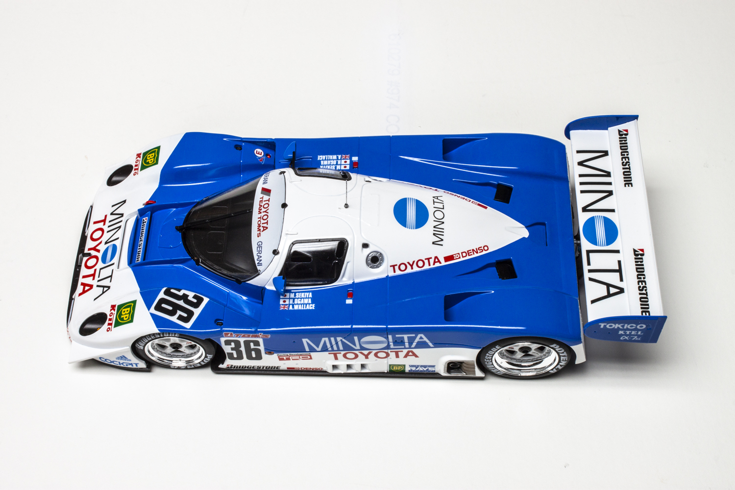 Hasegawa 1/24 scale Minolta Toyota 91C-V plastic model kit review